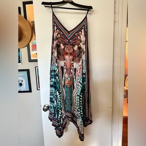 Spaghetti strap dress/cover up